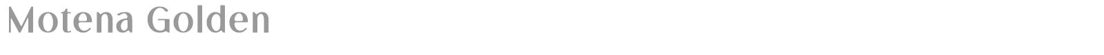 Motena Golden font preview
