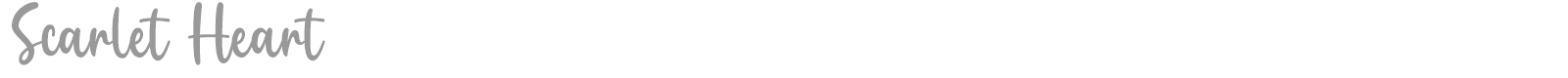 Scarlet Heart font preview