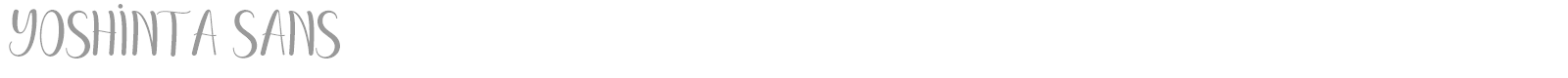 Yoshinta Script font preview