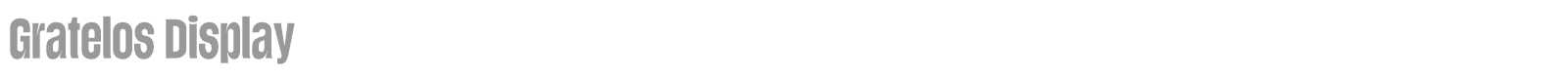 Gratelos Display font preview
