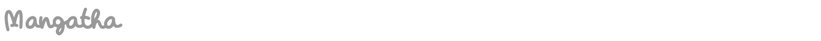 Mangatha font preview