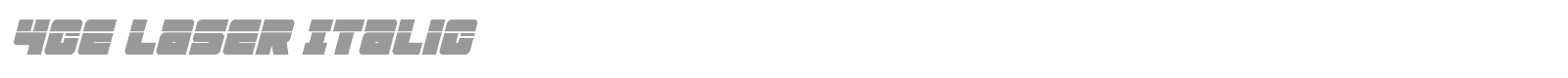 4ce font preview