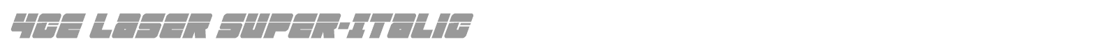 4ce font preview