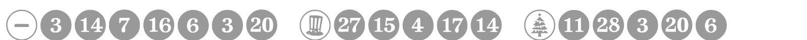 Calendar Symbol Wizard font preview