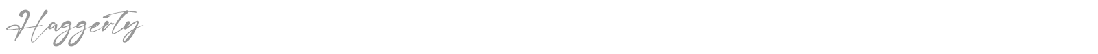 Haggerty font preview