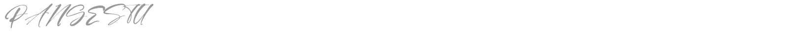 Pangestu font preview