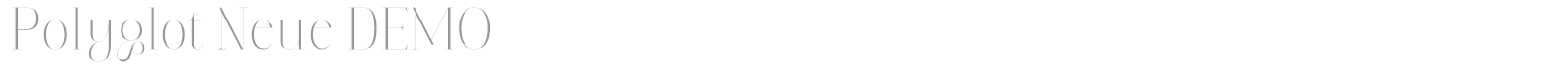 Polyglot Neue font preview
