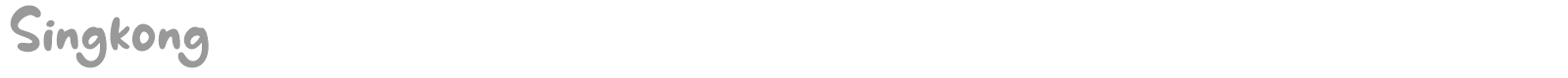 Singkong font preview