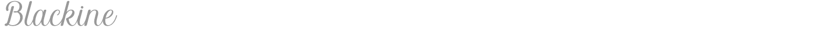 Blackine font preview