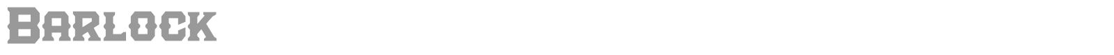 Barlock font preview
