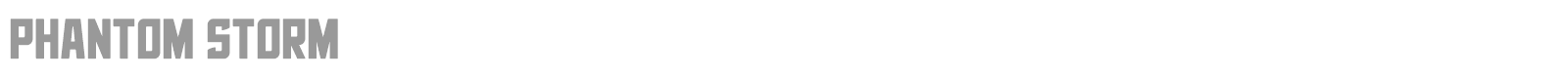 Phantom Storm font preview