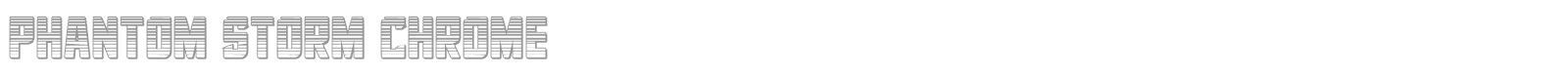 Phantom Storm font preview