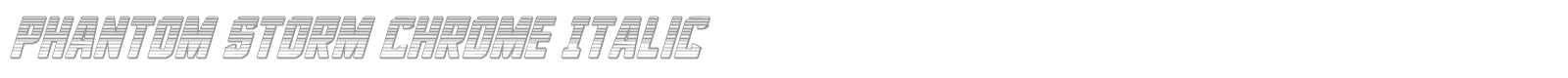 Phantom Storm font preview