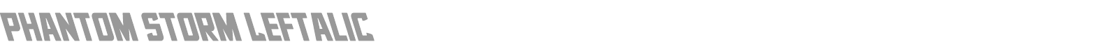 Phantom Storm font preview