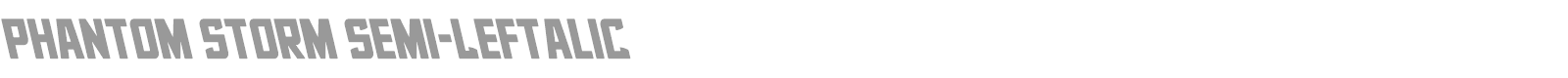 Phantom Storm font preview