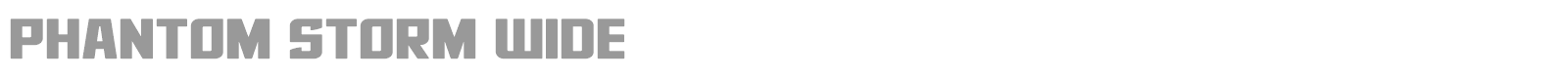 Phantom Storm font preview