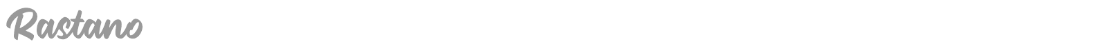 Rastano font preview