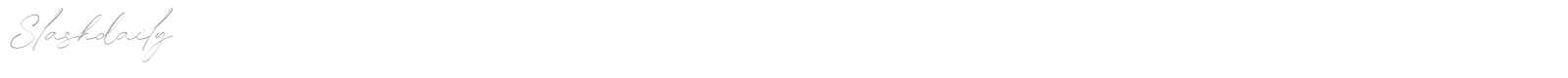 Slashdaily font preview