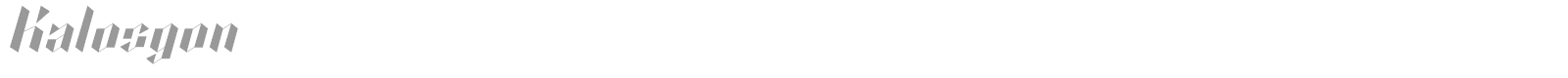 Kalosgon font preview