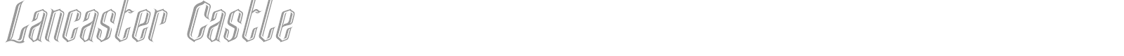 Lancaster Castle font preview