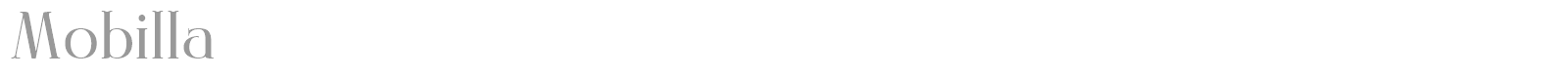 Mobilla font preview