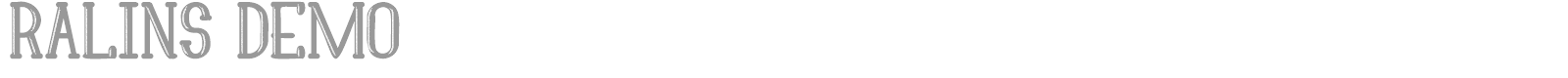 Ralins Script font preview