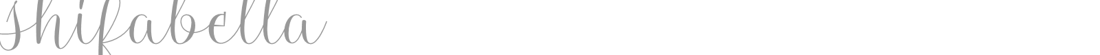 Shifabella font preview