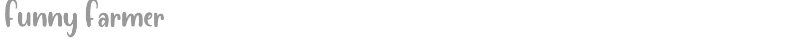Funny Farmer font preview