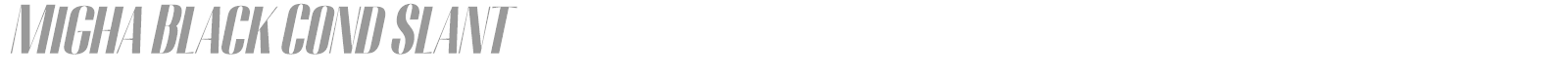 Migha font preview