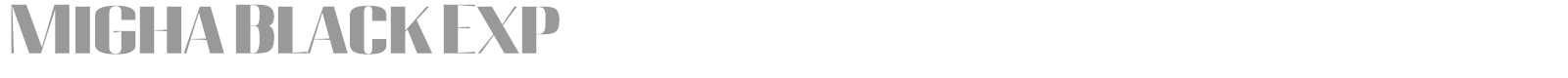 Migha font preview