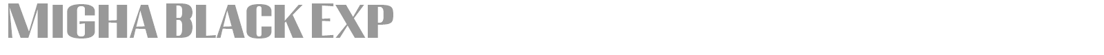 Migha font preview