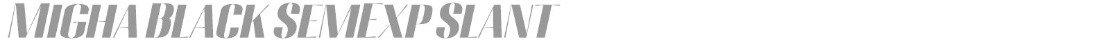 Migha font preview