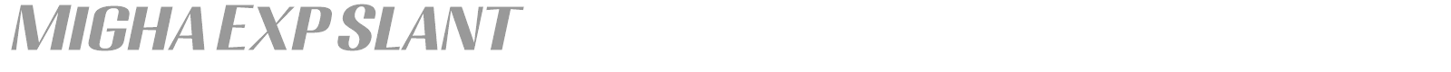 Migha font preview