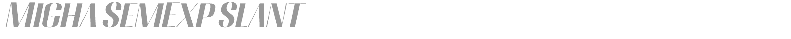 Migha font preview