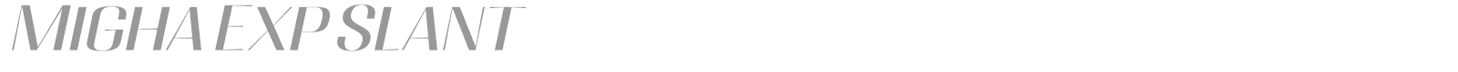 Migha font preview