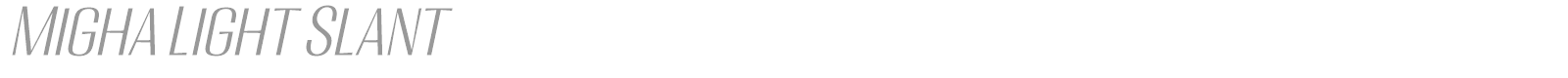 Migha font preview