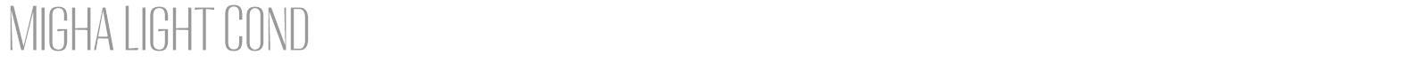 Migha font preview