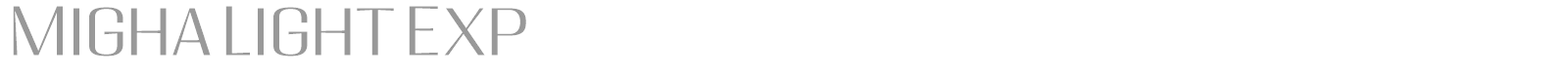 Migha font preview