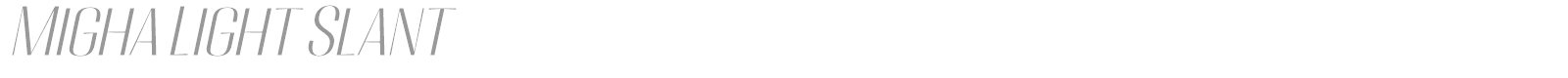 Migha font preview