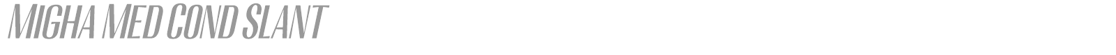 Migha font preview
