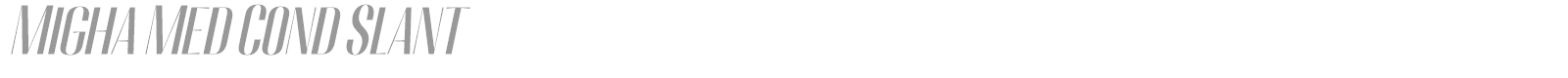 Migha font preview