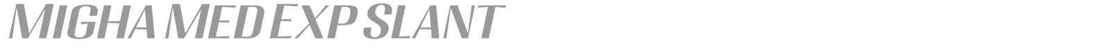 Migha font preview