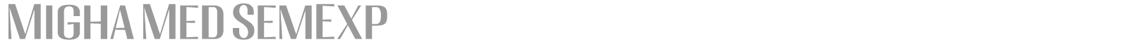 Migha font preview