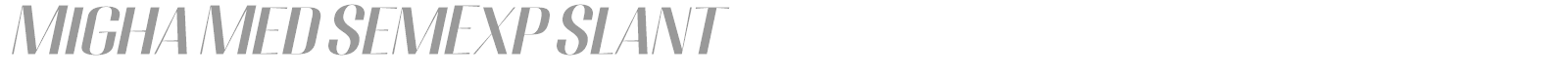 Migha font preview
