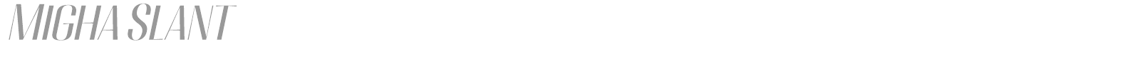 Migha font preview