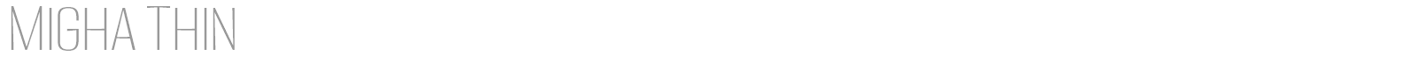 Migha font preview