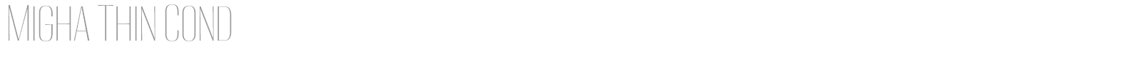 Migha font preview