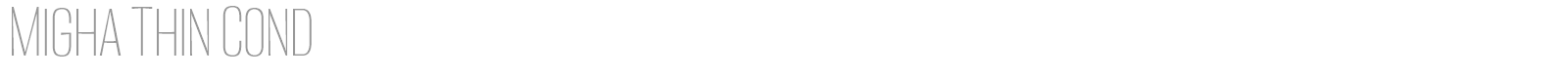 Migha font preview