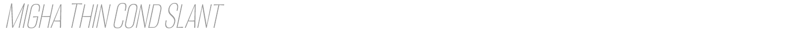 Migha font preview