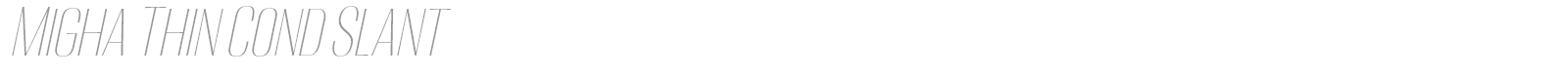 Migha font preview